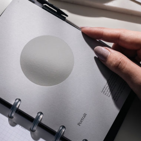 Cloth and Paper CADENCE TOP TAB PLANNER DIVIDERS | LOW PROFILE | MATTE - A5 18 - Picture 14 of 16